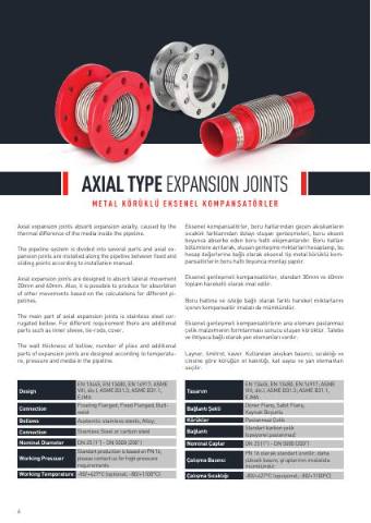 Hels Axial Type Expansion Joints catalog cover